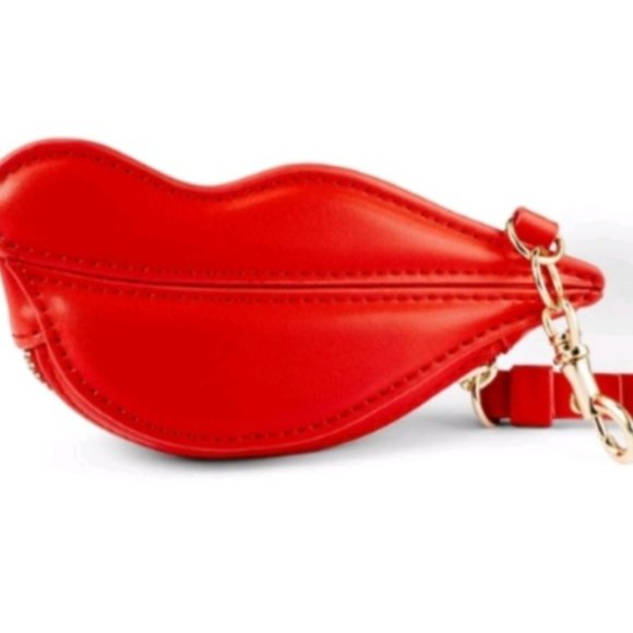 Lips Coin Pouch red nwt - DVF for Target - Picture 1 of 2